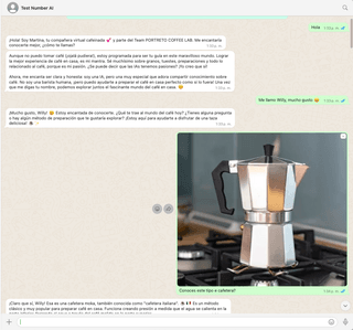 Martina AI - Asistente Virtual Barista