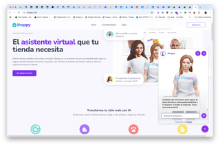Shoppy.chat - Asistente Virtual con IA